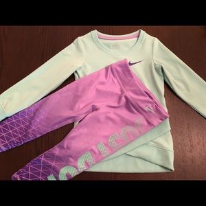 Nike Dri Fit Sweater and Leggings